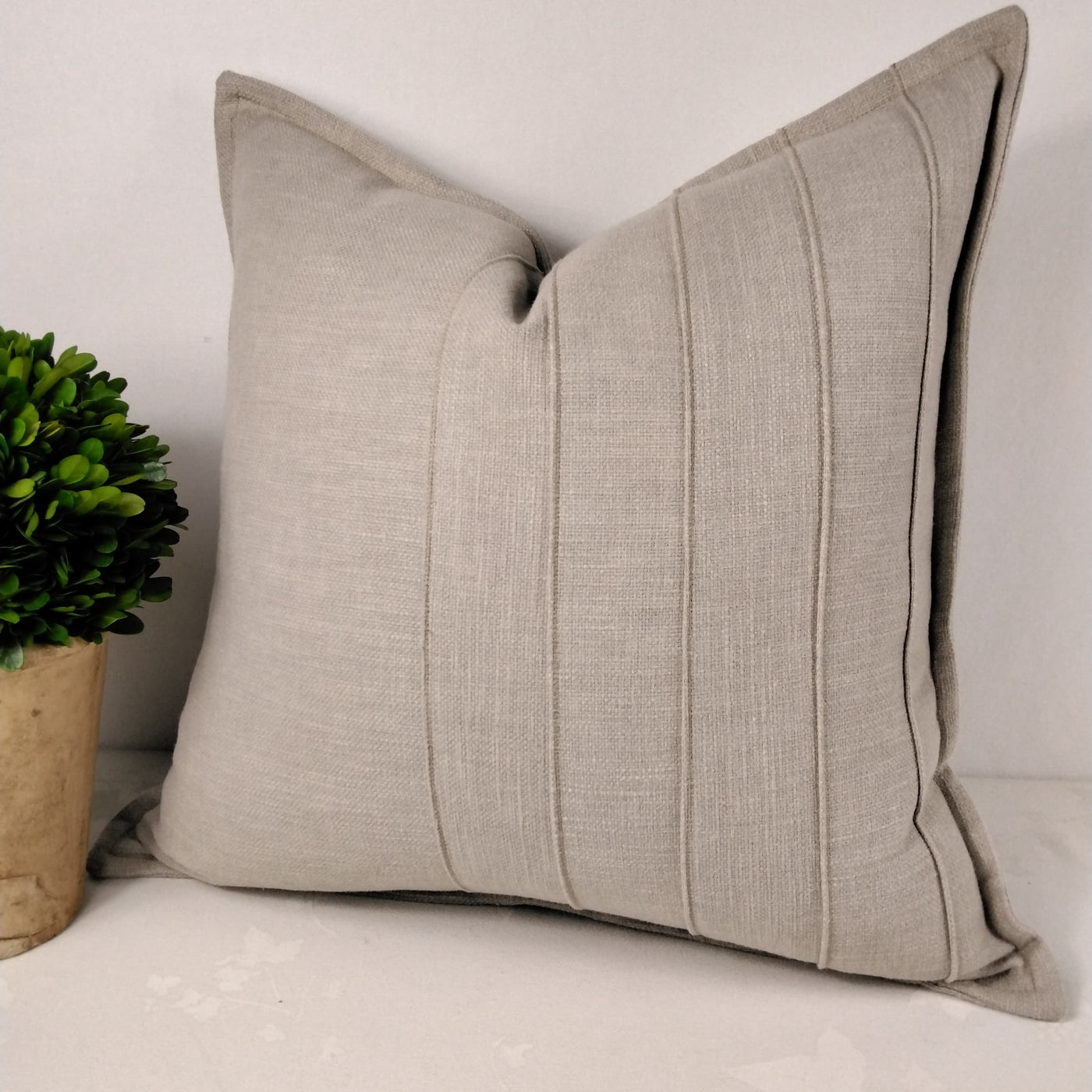 Namaste Five Pin Tuck Cushion