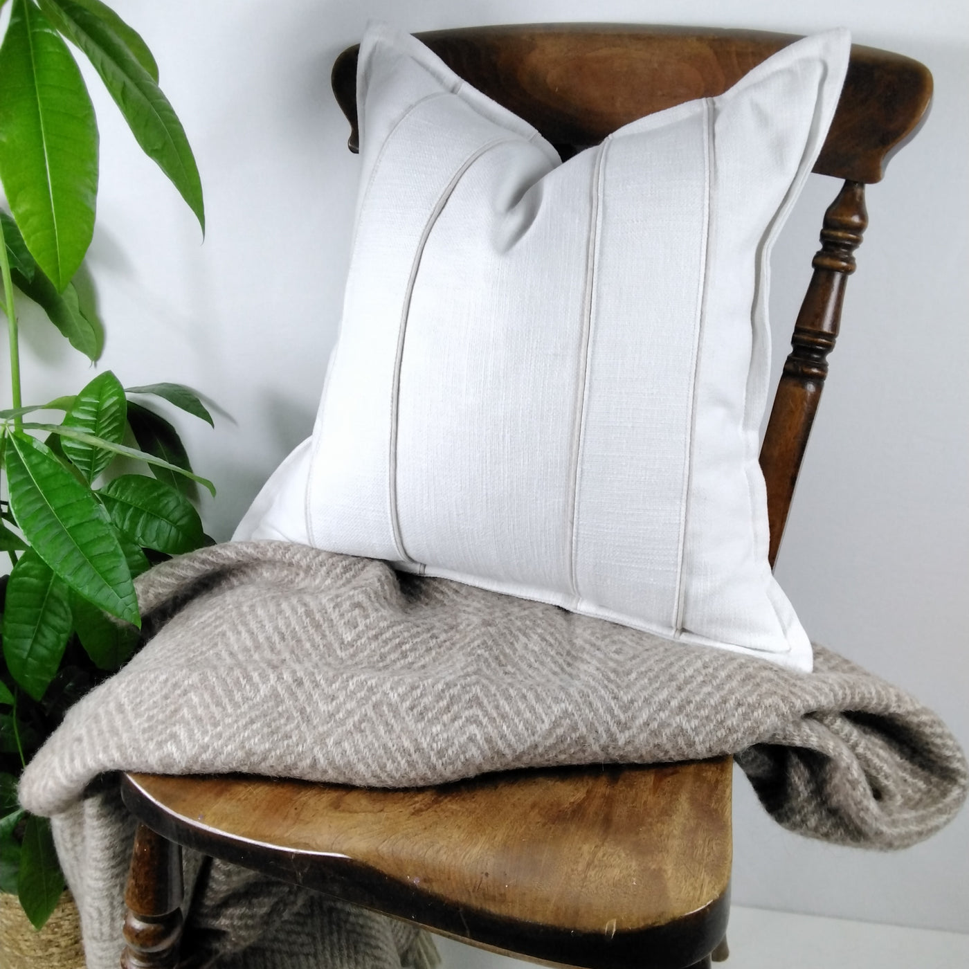 Namaste Double Panel Piped Cushion