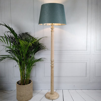 Natural Mango Wood Floorlamp