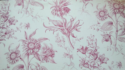 Lillies And Sunflower Fabric