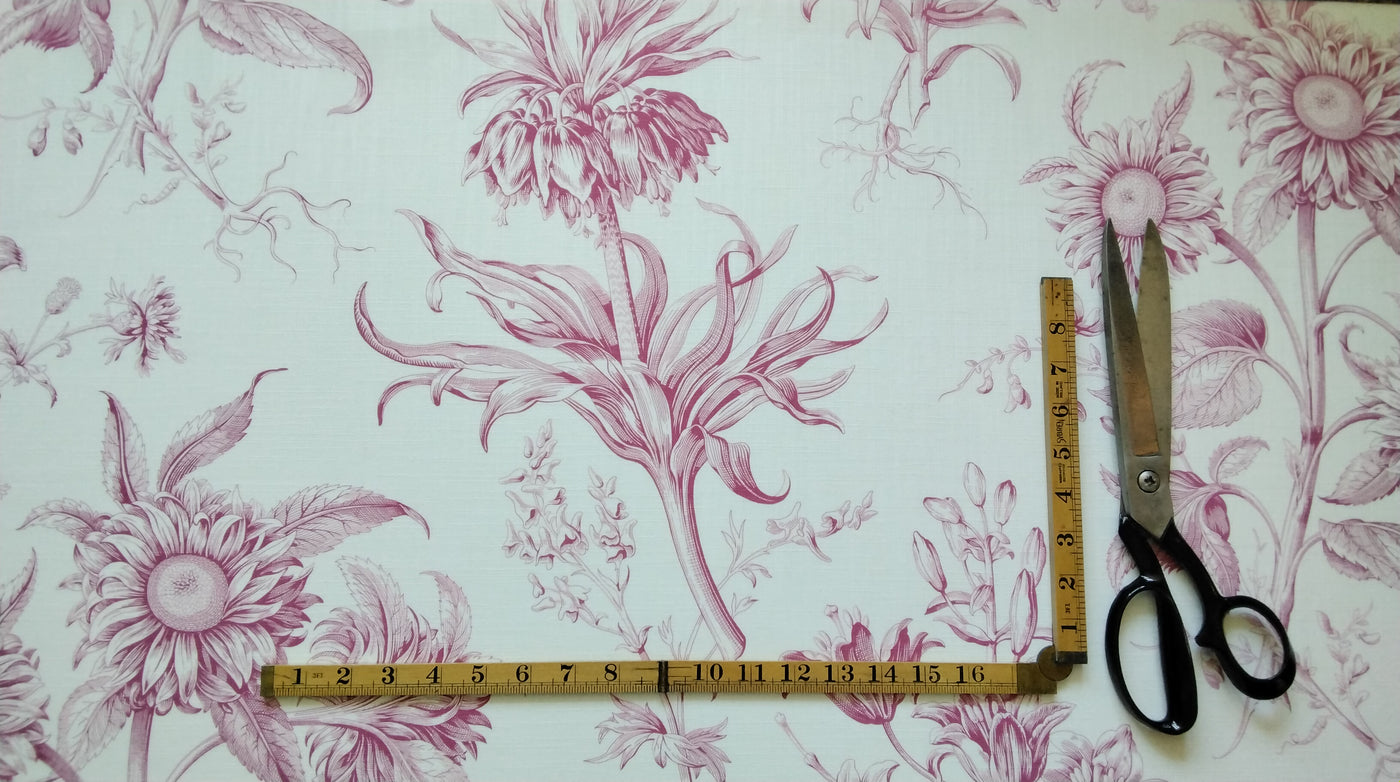 Lillies And Sunflower Fabric