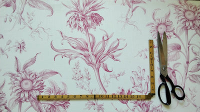 Lillies And Sunflower Fabric