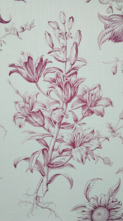 Lillies And Sunflower Fabric