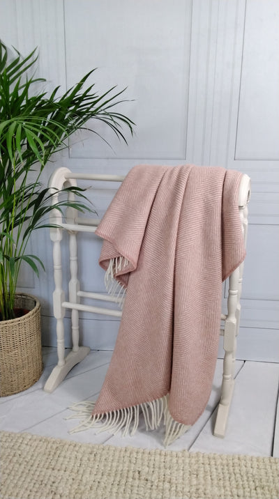 Herringbone Wool Throw