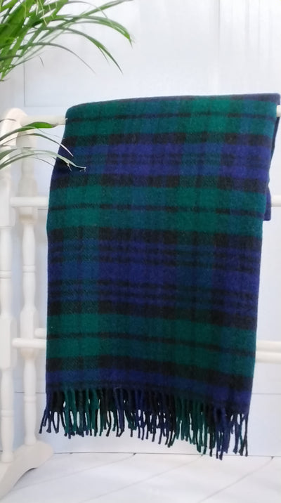 Tartan Pure Wool Throw