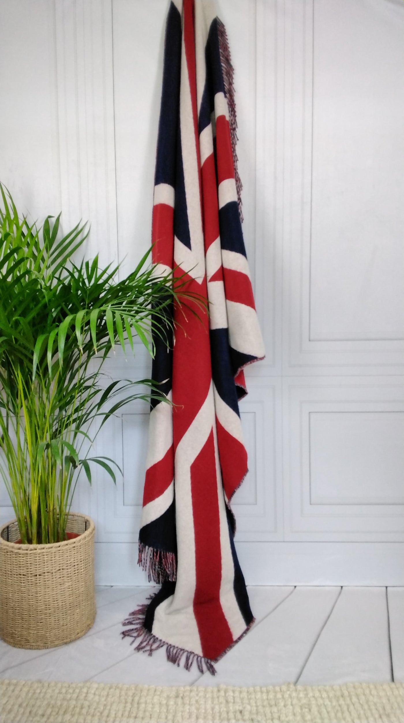 Luxury Merino Wool Union Jack Throw