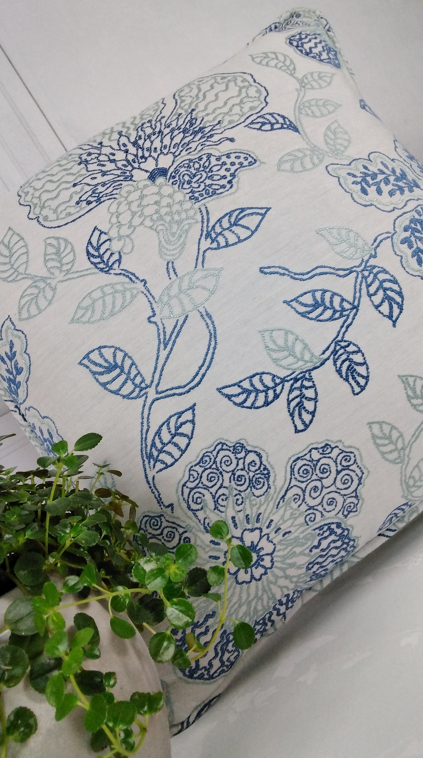 Floral Brodery Cushion