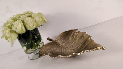 Golden Leaf Dish