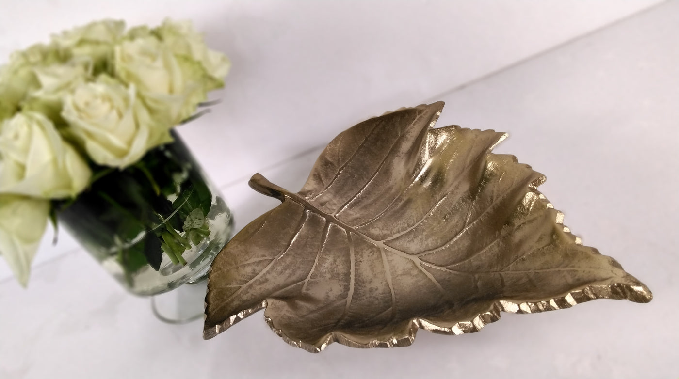 Golden Leaf Dish