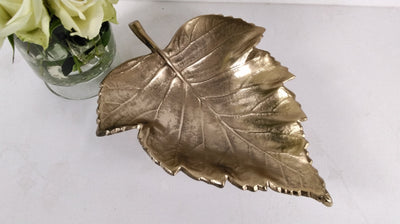 Golden Leaf Dish