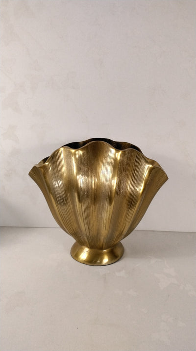 Golden Shell Vase