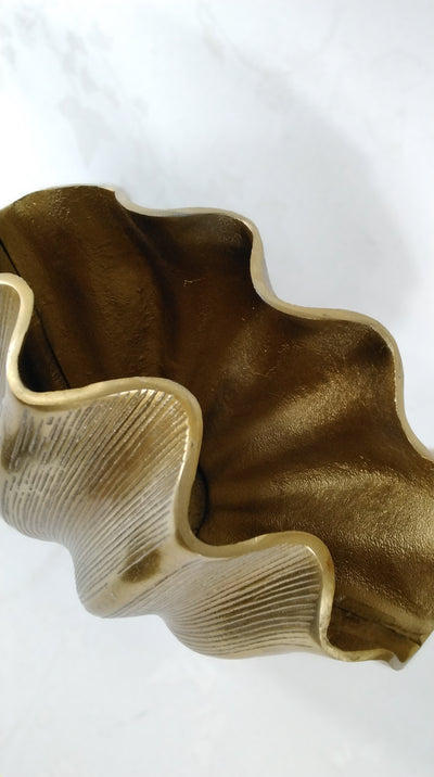 Golden Shell Vase