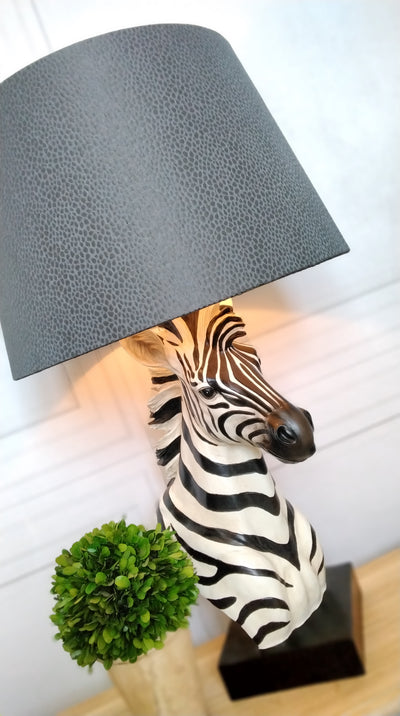 Zebra Table Lamp