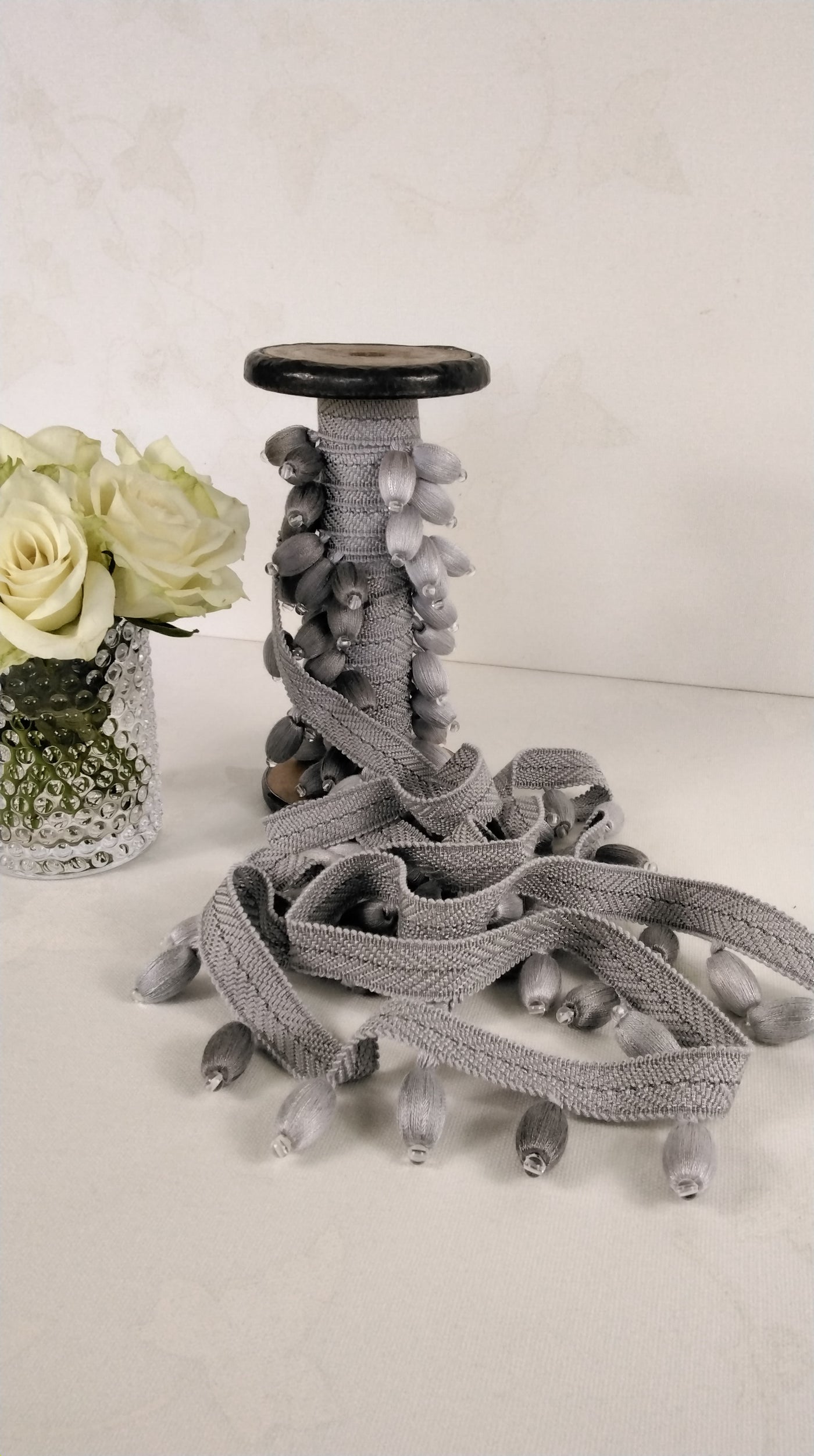 Oval Cotton Bead Trim